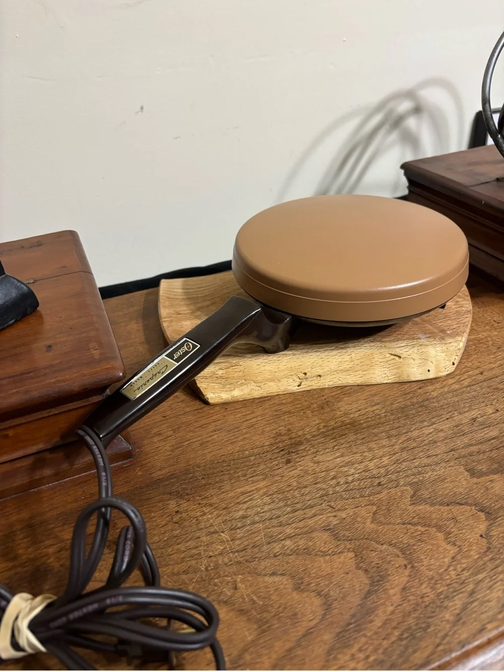Vintage Oster Creperie Electric Crepe Maker Brown Nonstick Griddle | Tested Work
